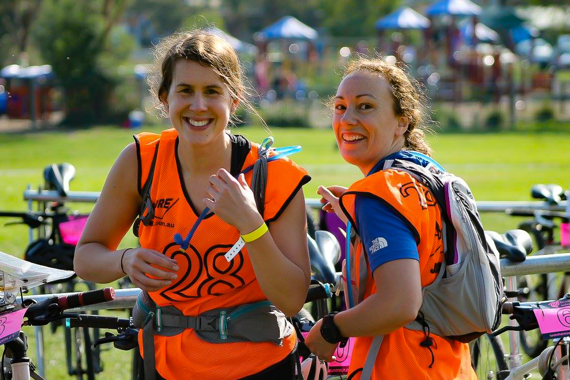 women only adventure race participants